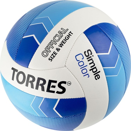 Купить Мяч волейбольный Torres Simple Color любительский р.5 в Трёхгорном 